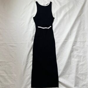 Black Sleeveless Cutout Dress